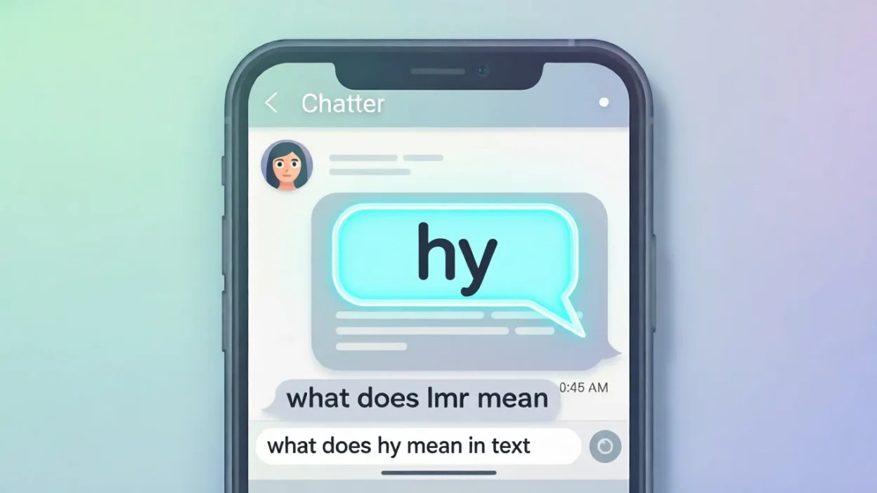 What Does HY Mean in Text