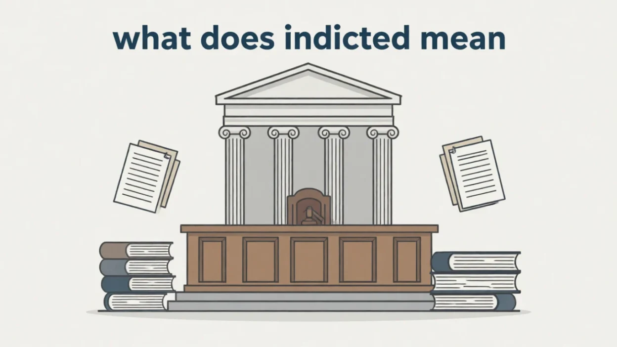 What Does Indicted Mean
