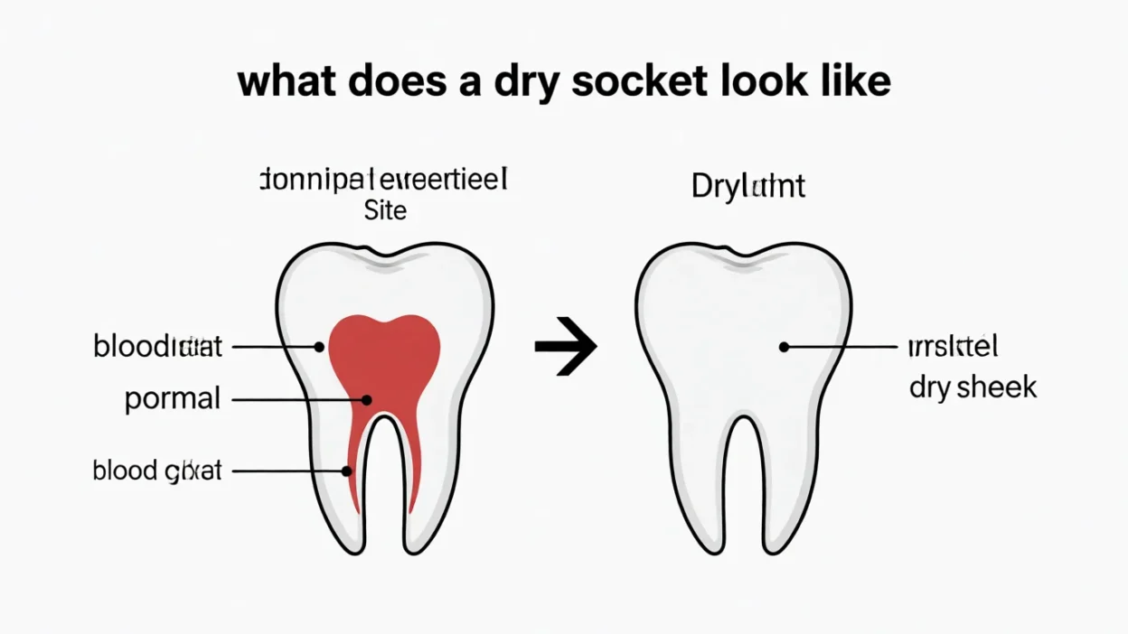 What Does a Dry Socket Look Like