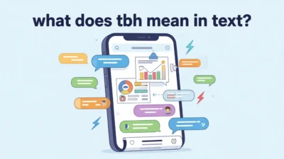 What Does TBH Mean in Text