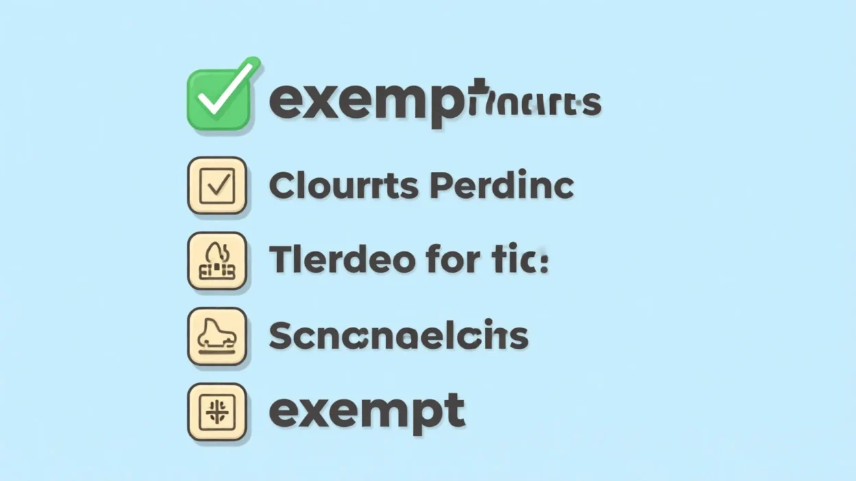 What Does Exempt Mean