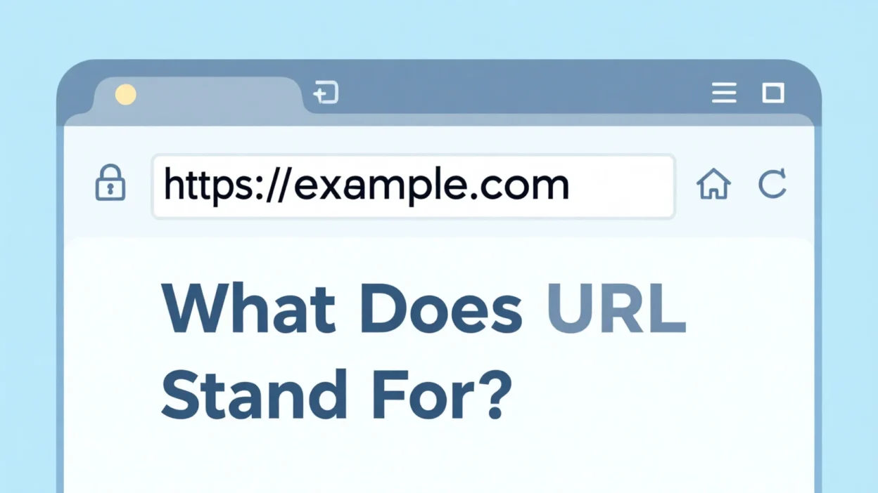 What Does URL Stand For