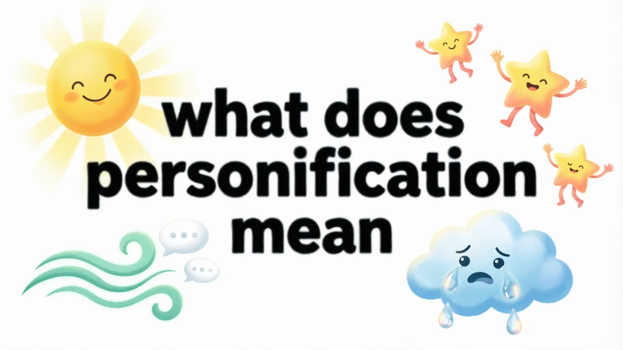 what does personification mean