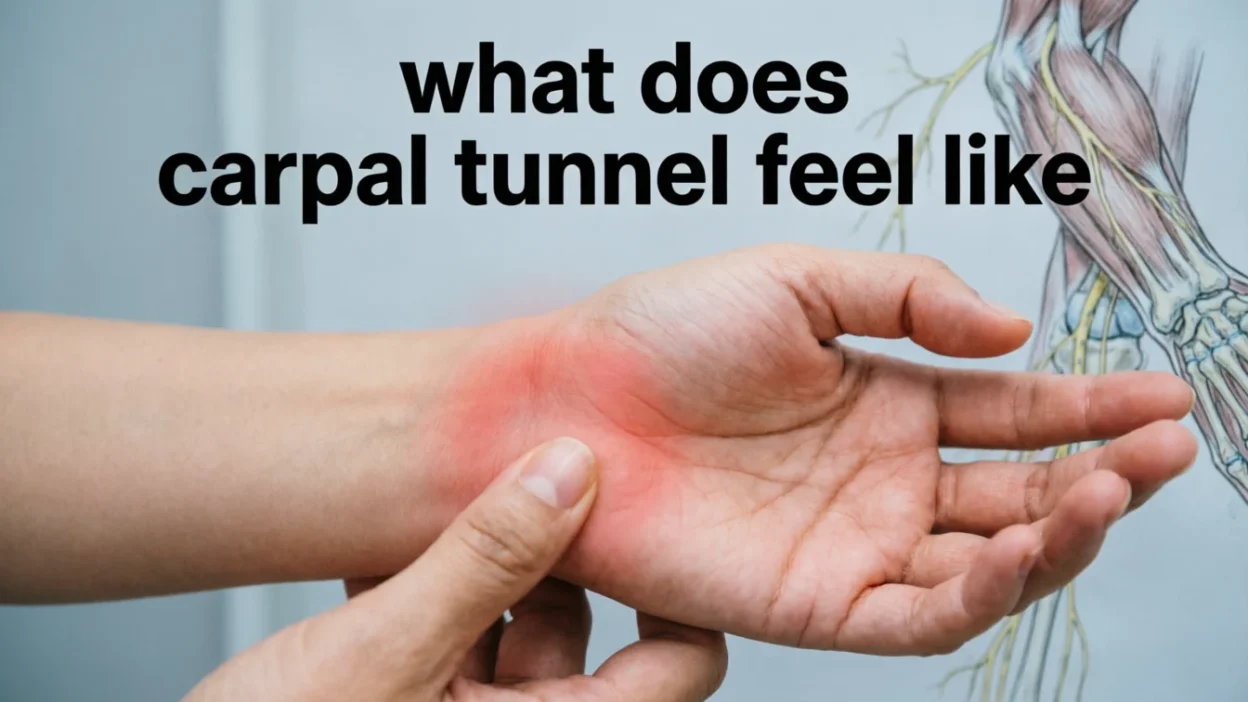 what does carpal tunnel feel like