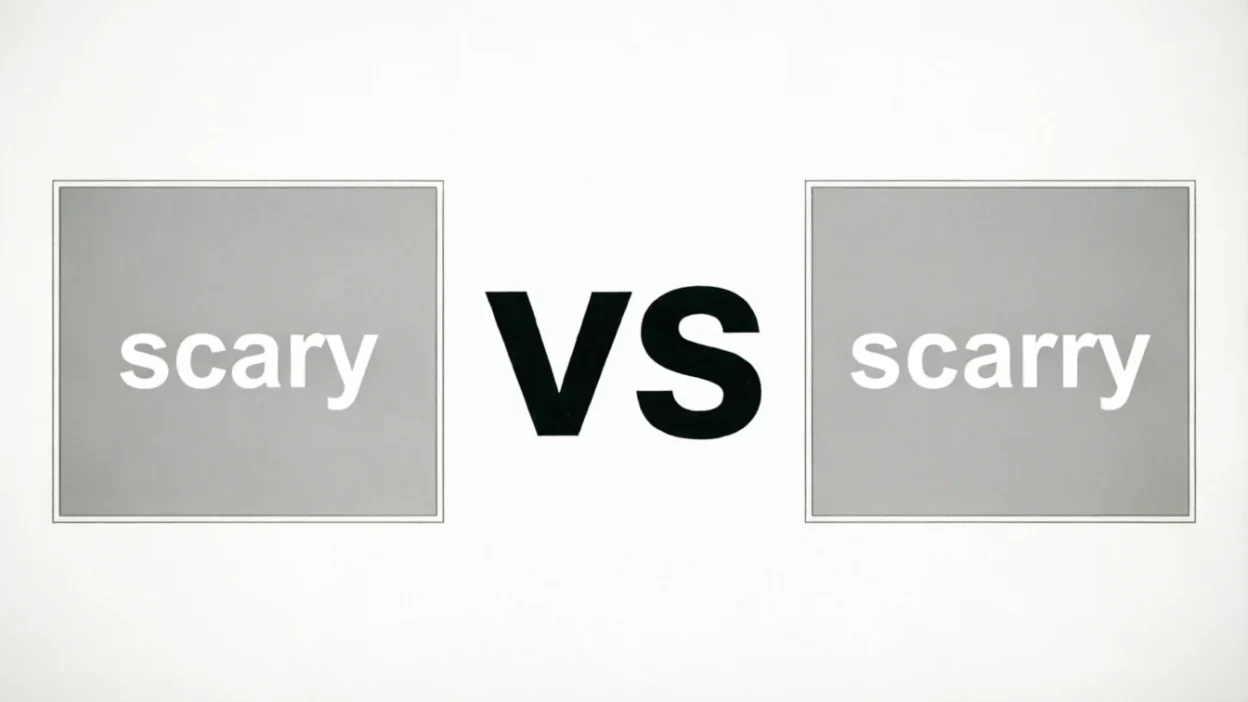 Scary vs Scarry