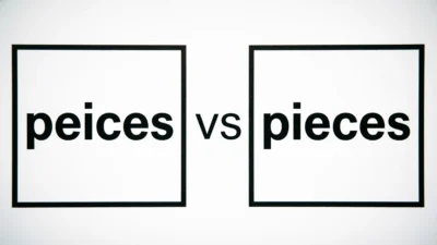 Peices vs Pieces