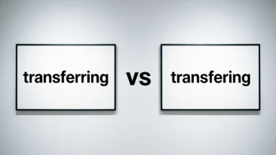 Transferring vs Transfering