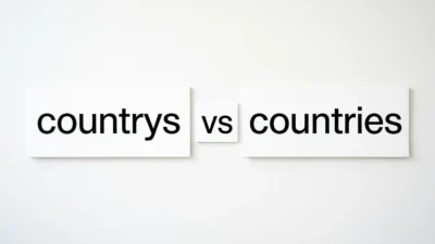 Countrys vs Countries
