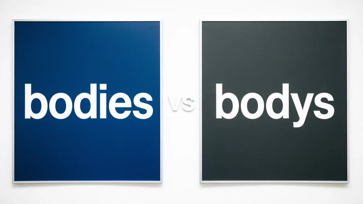 Bodies vs Bodys