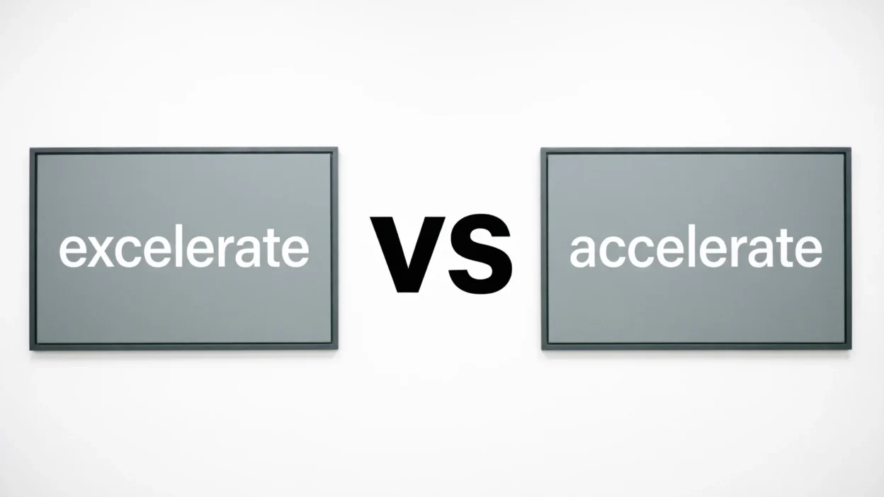 Excelerate or Accelerate
