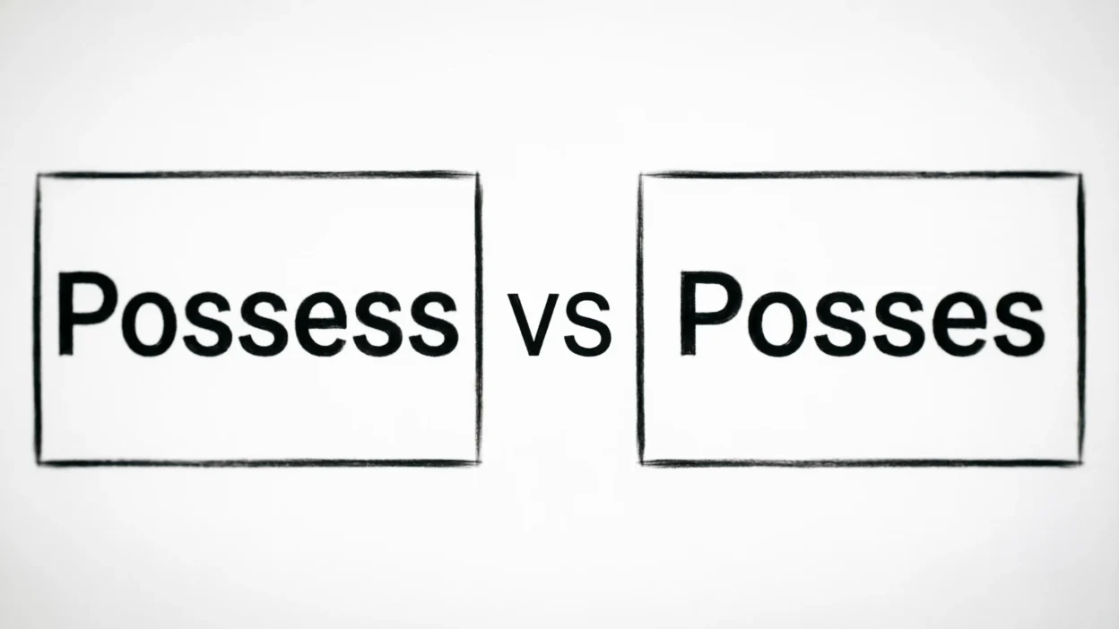 Possess vs Posses