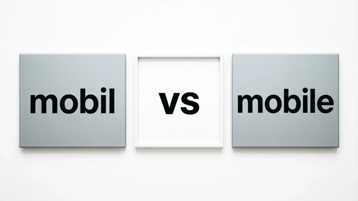 Mobil vs Mobile
