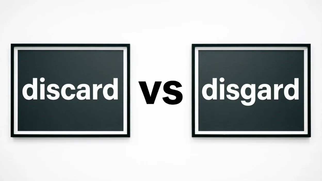 Discard vs Disgard
