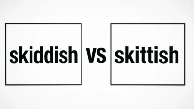 Skiddish vs Skittish