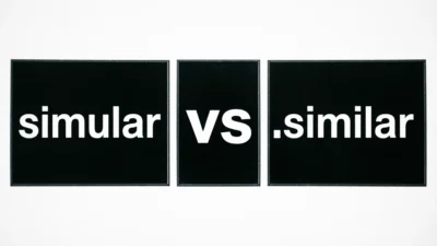 Simular vs Similar