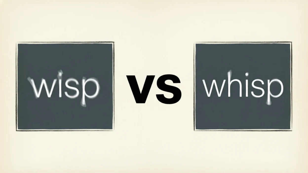 Wisp vs Whisp
