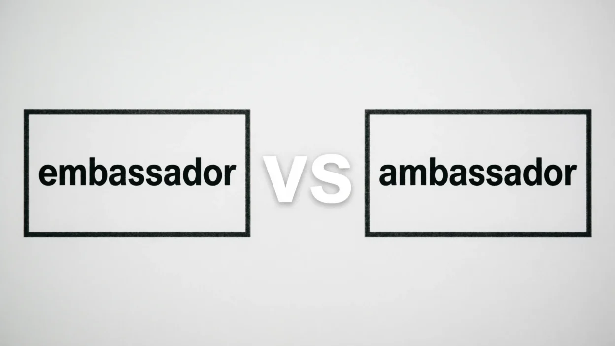 Embassador vs Ambassador