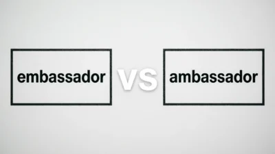 Embassador vs Ambassador
