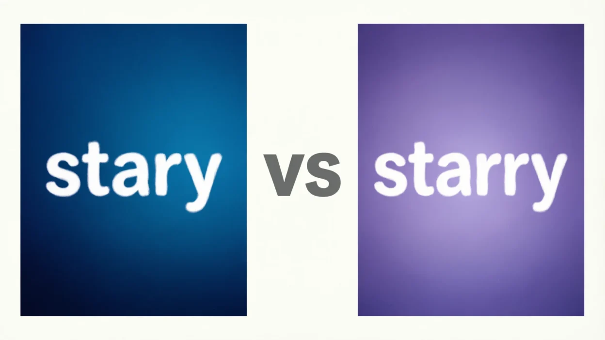 Stary vs Starry