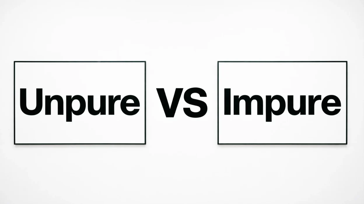Unpure vs Impure