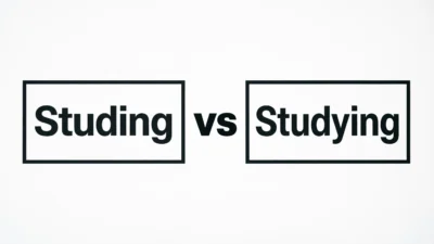 Studying vs Studing