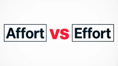 Effort vs Affort