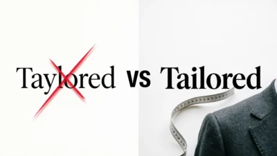Taylored vs Tailored