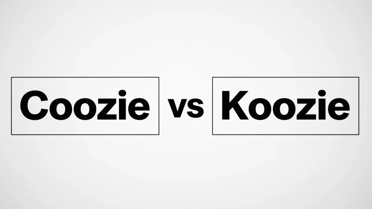 Coozie vs Koozie