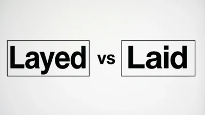 Layed vs Laid
