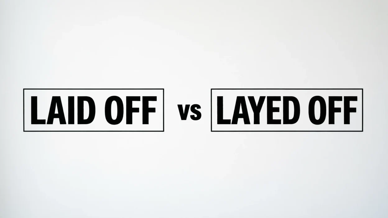 Layed Off vs Laid Off
