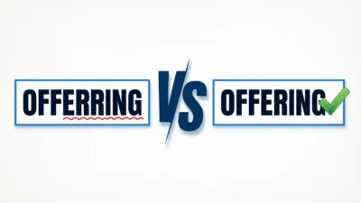 offerring vs offering