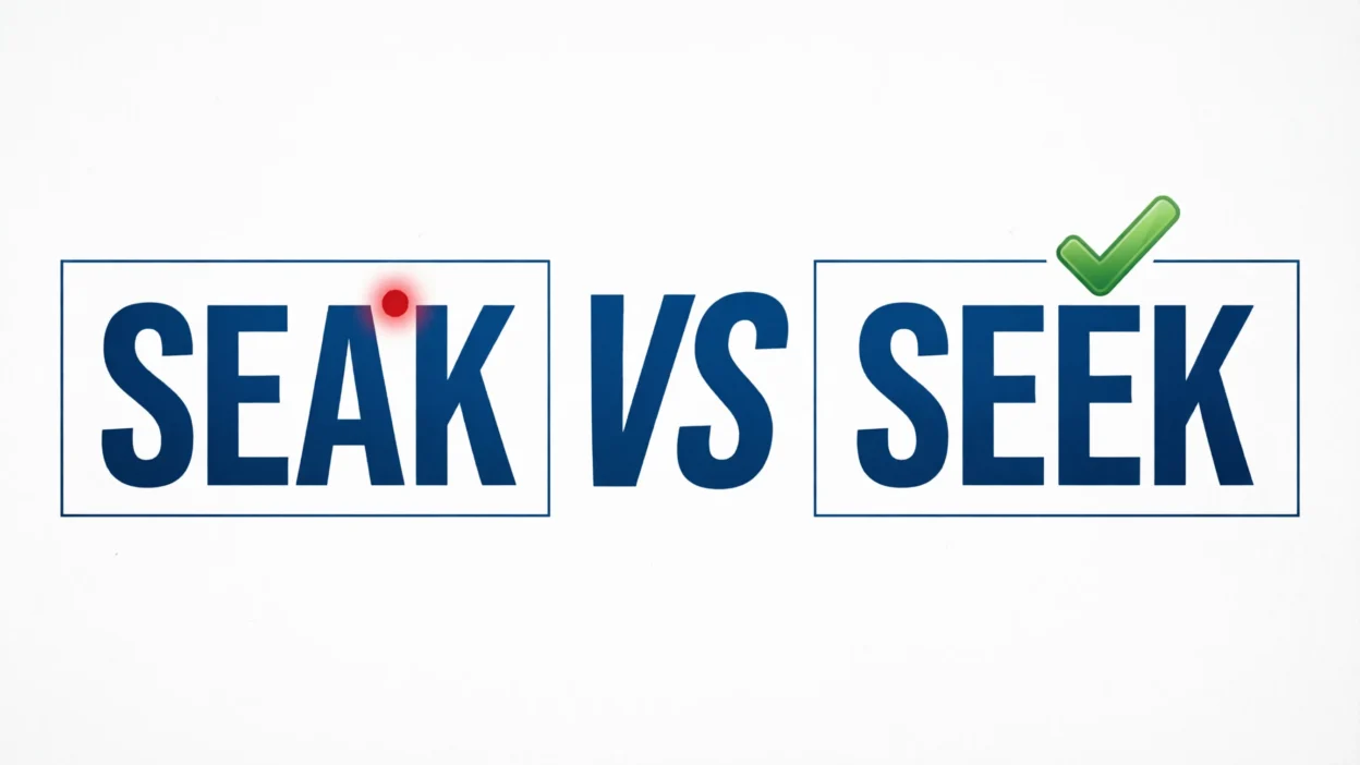 seak vs seek