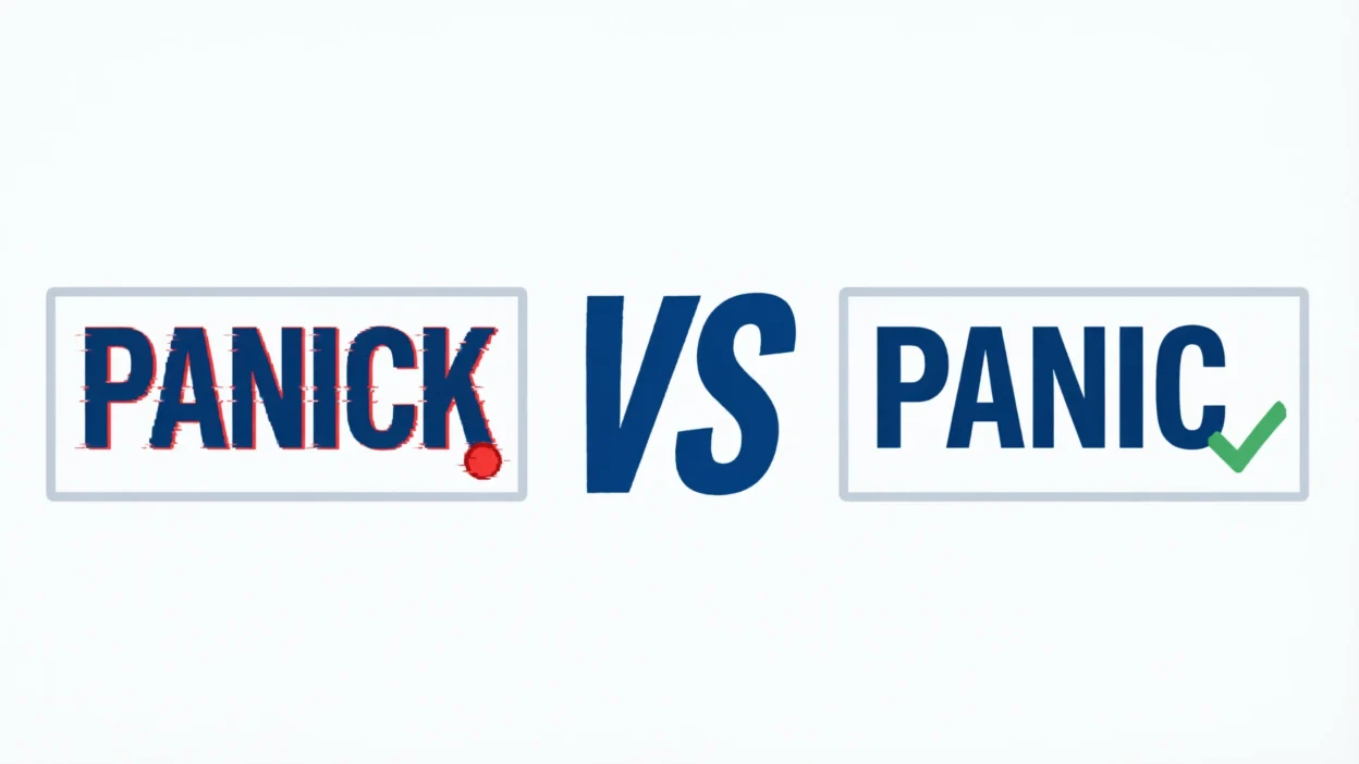 panic vs panick