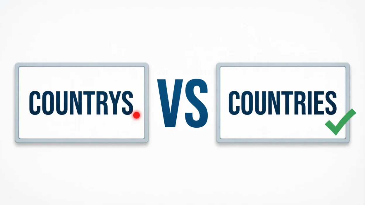 countrys vs countries