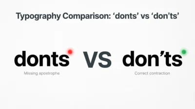donts or don’ts