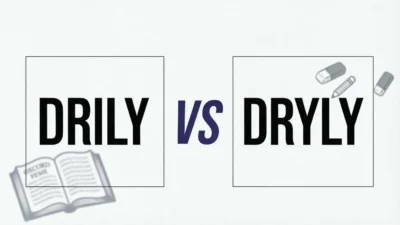 drily vs dryly