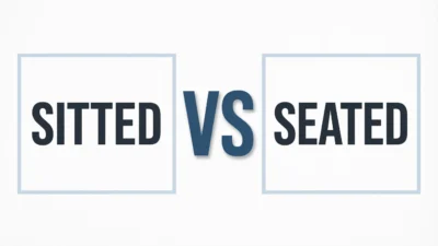 sitted vs seated