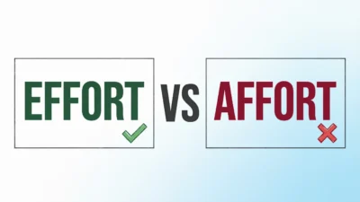 effort vs affort