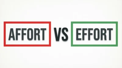 affort vs effort