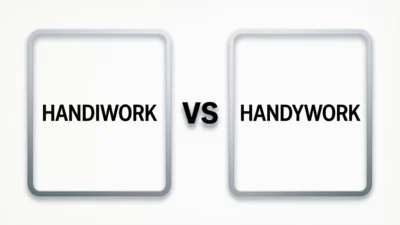 Handiwork vs Handywork