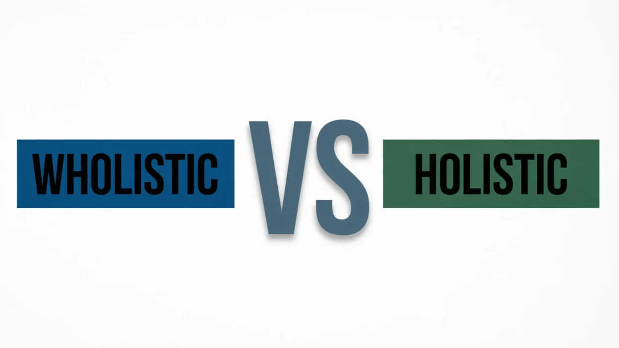 wholistic vs holistic