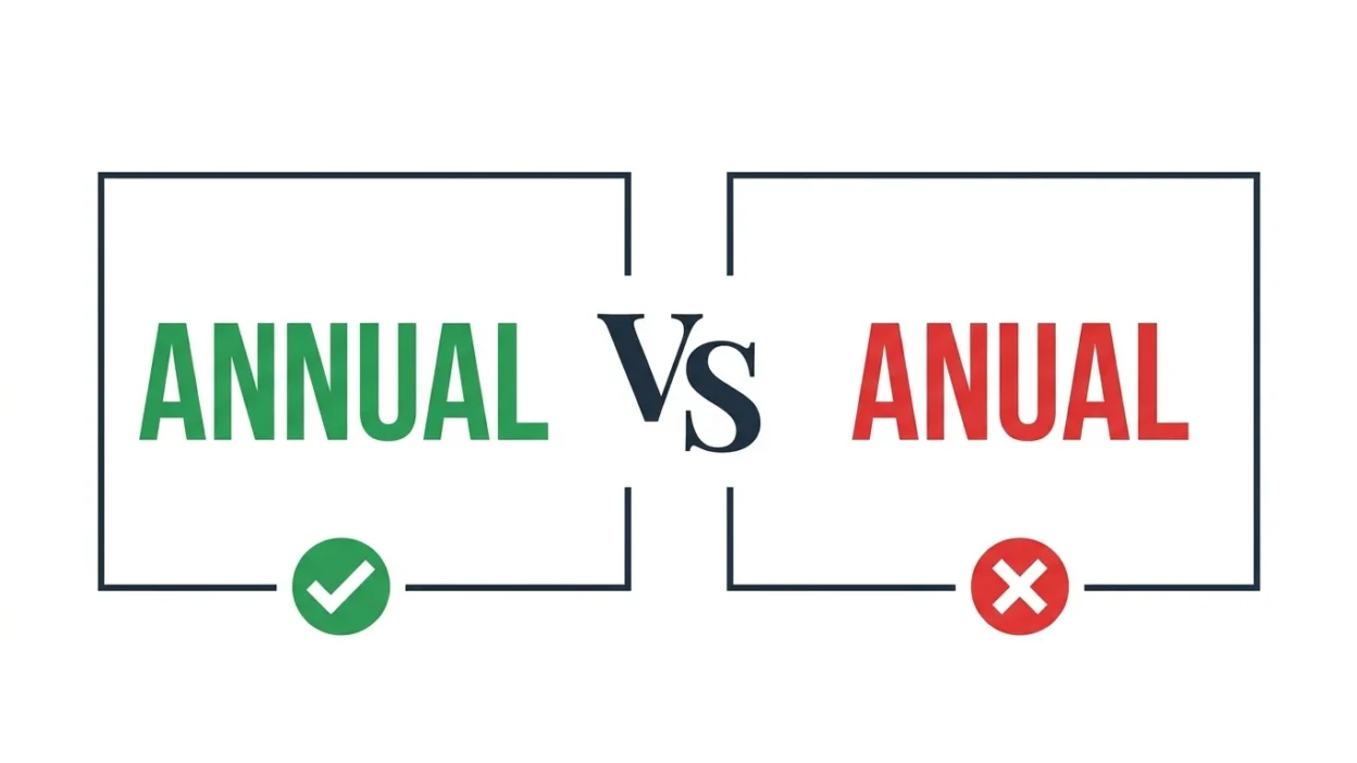 annual vs anual