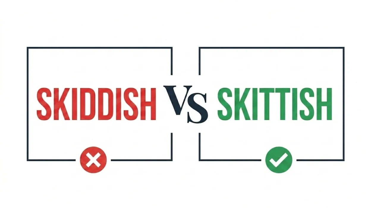 skiddish vs skittish