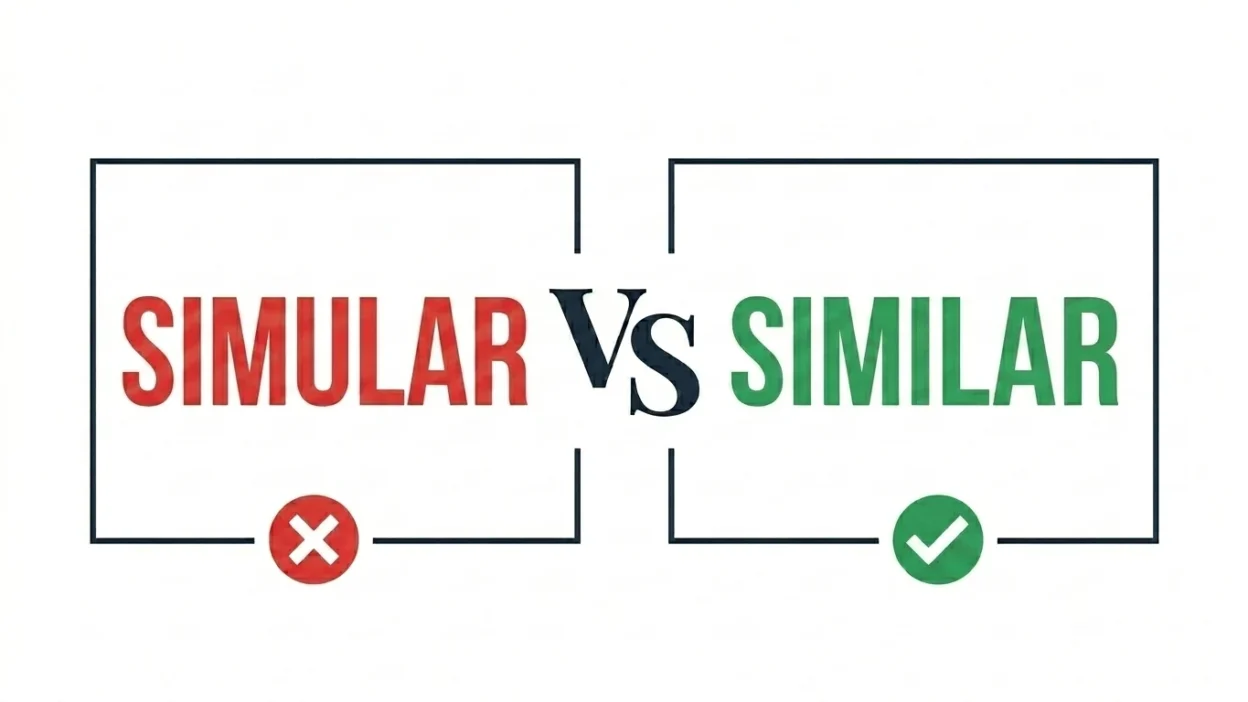 simular vs similar