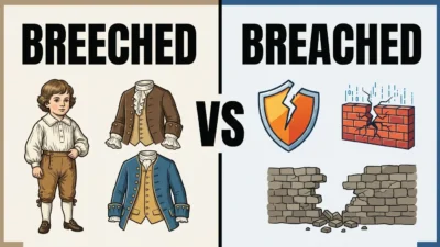 breeched vs breached