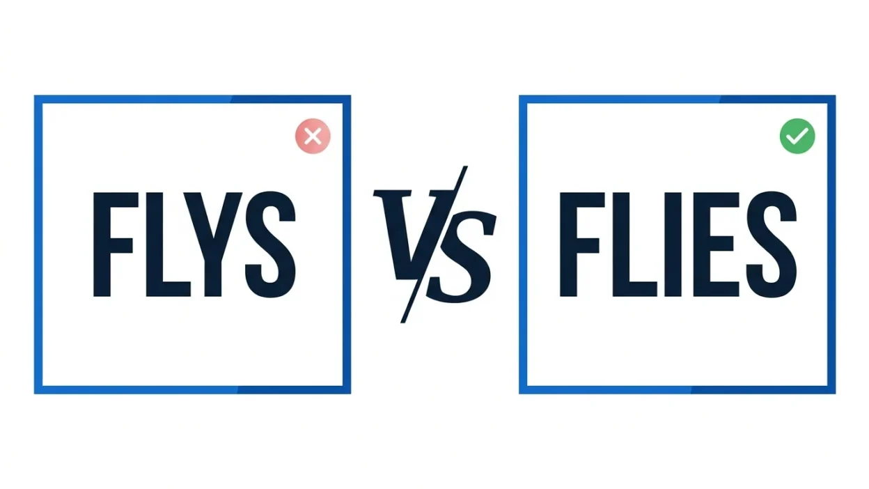 flys vs flies
