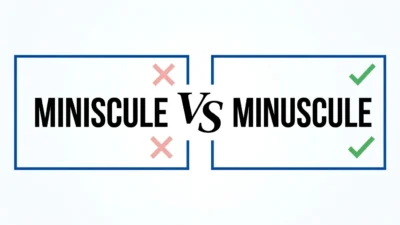 minuscule vs miniscule