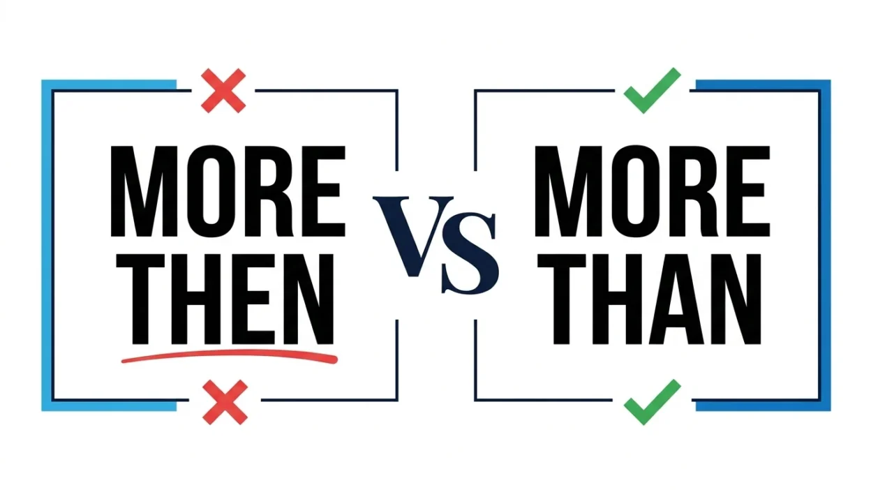 more then vs more than