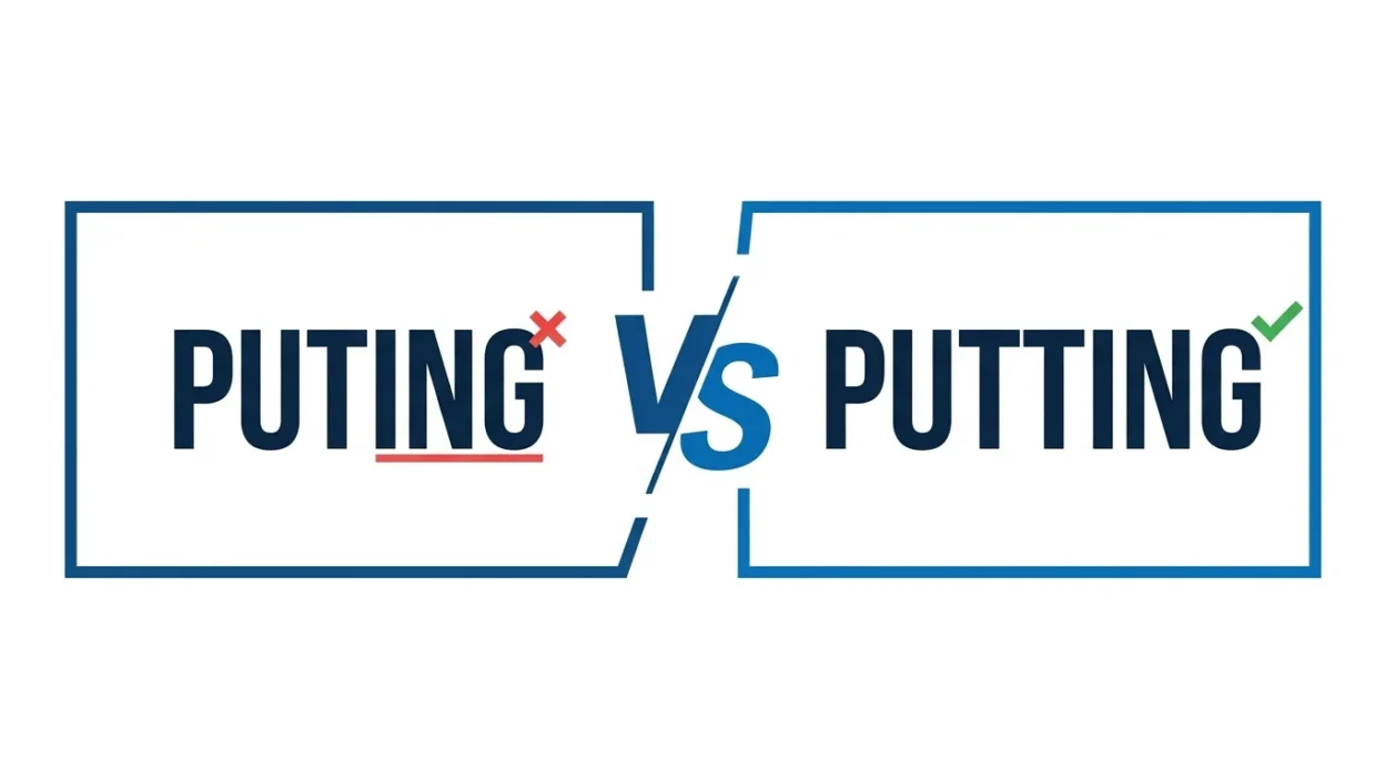 puting vs putting