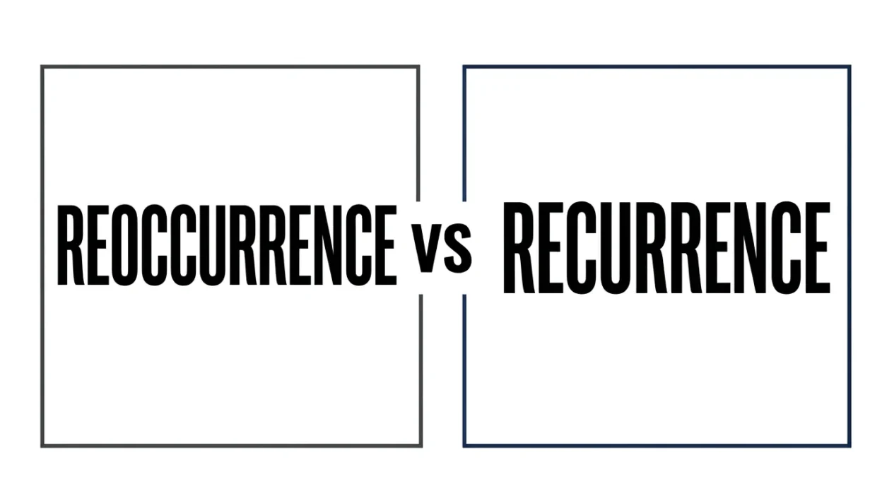 reoccurrence vs recurrence